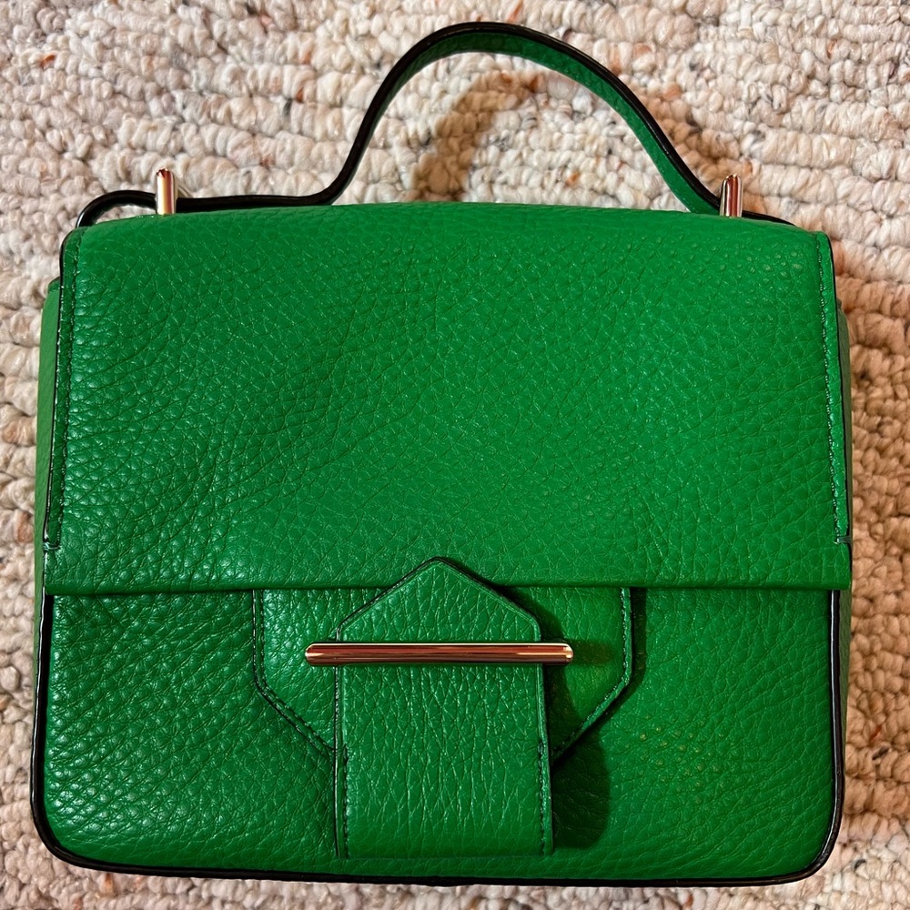 Reed Krakoff Standard Mini Green Leather Crossbody Bag